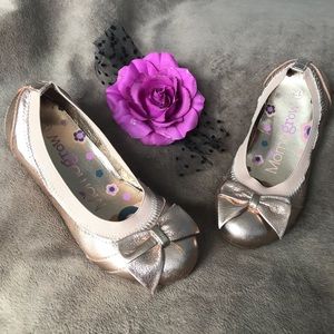 Momo Grow “Sophie” ballet flats, rose gold